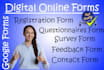 make any type of online form, survey using, google forms