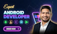 develop professional android app with java or kotlin