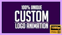 make trendy custom logo animation