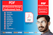 design fillable acrobat PDF form
