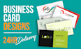 design professional business card and stationery