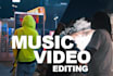 edit your music video footage