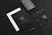 create luxury business card with logo