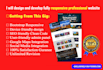design and develop fully responsive professional website