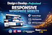design and develop a professional responsive wordpress website