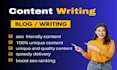 write articles, blog posts, guest posts, and website content