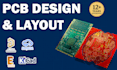 design any electronic circuit from schematics to pcb