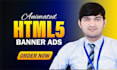 design animated HTML5 banner ads for google display ads