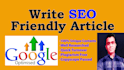 offer SEO articles writing for blog posts, content marketing