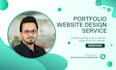 design professional personal portfolio website