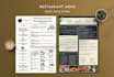 design an attractive restaurant menu