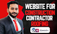 design contractor, construction and roofing website