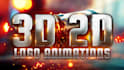 create 5 stunning 3d animated logo intro