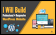 create any ecommerce, medical, business, lawyer, restaurant wordpress website