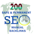 do 200 safe and permanent manual seo backlink