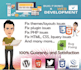 do web development and fix out your html css,javascript,jquery,php,sql issues