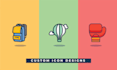 custom icons set for your web and app