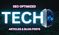 write top technology SEO articles and blog posts