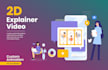 create a 2d custom explainer video