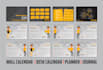 design creative planner or journal or calendar