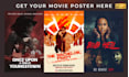 design a professional movie poster in 8 hours
