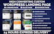 create responsive wordpress landing page design
