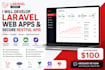 develop laravel web apps and secure restful apis