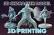 sculpt high quality 3d models and characters for 3d printing