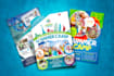create awesome summer camp, winter camp, graduation, kids party, school flyers