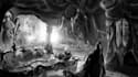 create black and white concept art