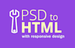 convert psd, figma, xd to html responsive