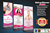 custom roll up banners high quality design and printing