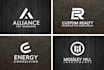 design awesome monogram or initial letter logo