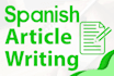write a spanish article
