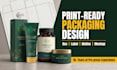 design product packaging box, label, pouch, and amazon packaging