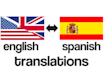 translate and write english text into spanish