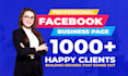 do facebook business page create, social media page setup, page design
