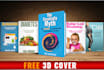 design professional non fiction book cover with bonus
