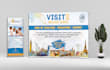 do professional retractable, roll up, pop up banner design or backdrop
