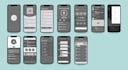 design app mockup, wireframe, prototype and UI