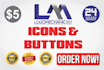 design unique and professional icons