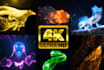 video intro outro of horse, wolf, lion or panther, logo animation