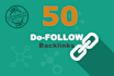 50 high quality dofollow backlinks for SEO