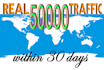guarantee to provide 50k targeted website traffic