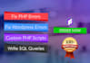 do custom PHP script, fix php error