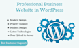 make professional business website in wordpress
