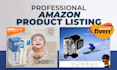 design professional amazon product listing