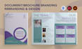 do document design, branding, rebranding or design business brochure