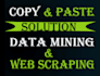 do web data scraping, data mining services