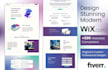 create a modern responsive wix website